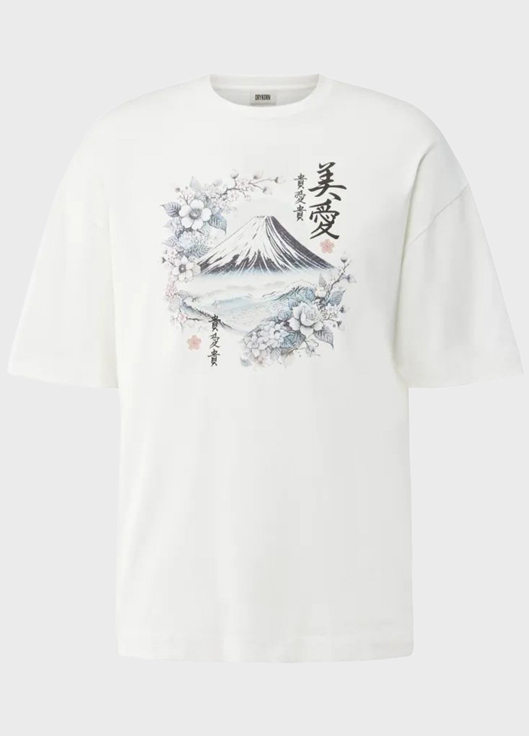 Молочная футболка Drykorn