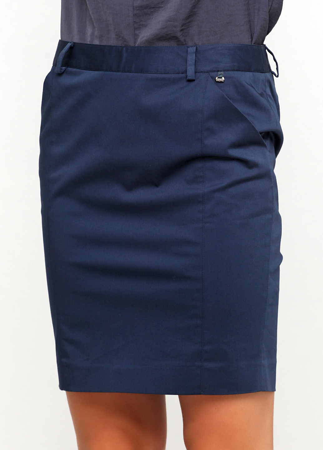 Темно-синяя кэжуал однотонная юбка Aniye By карандаш