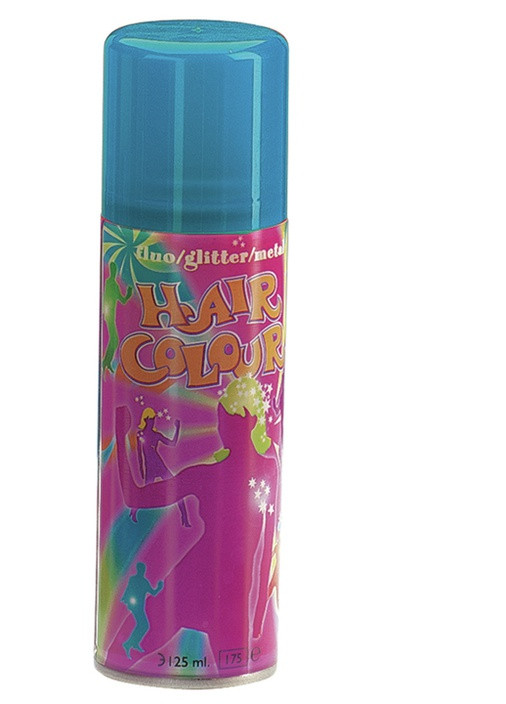 Спрей-фарба для волосся флуоресцентна синя 125 мл Hair Spray Sibel Fluo (254702256)