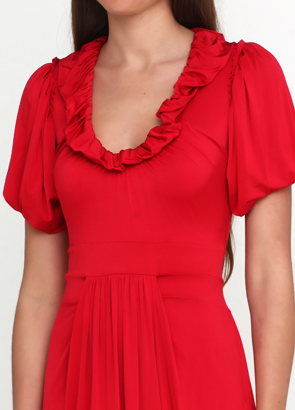 Червона кежуал плаття, сукня Paola Frani