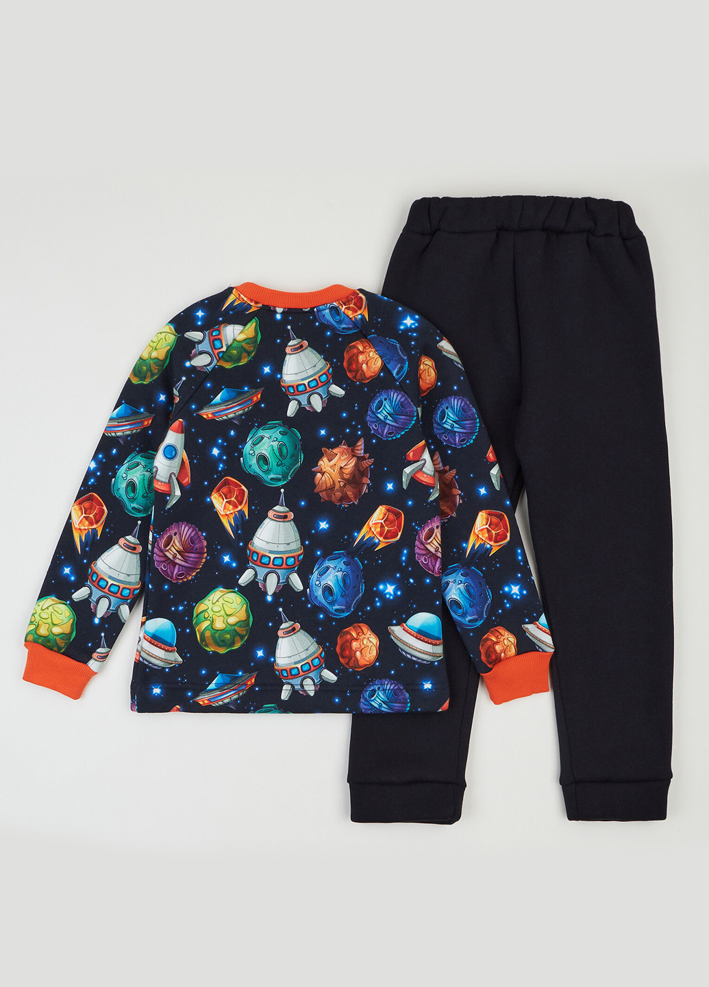 Темно-синій демісезонний комплект (світшот, штани) Ляля