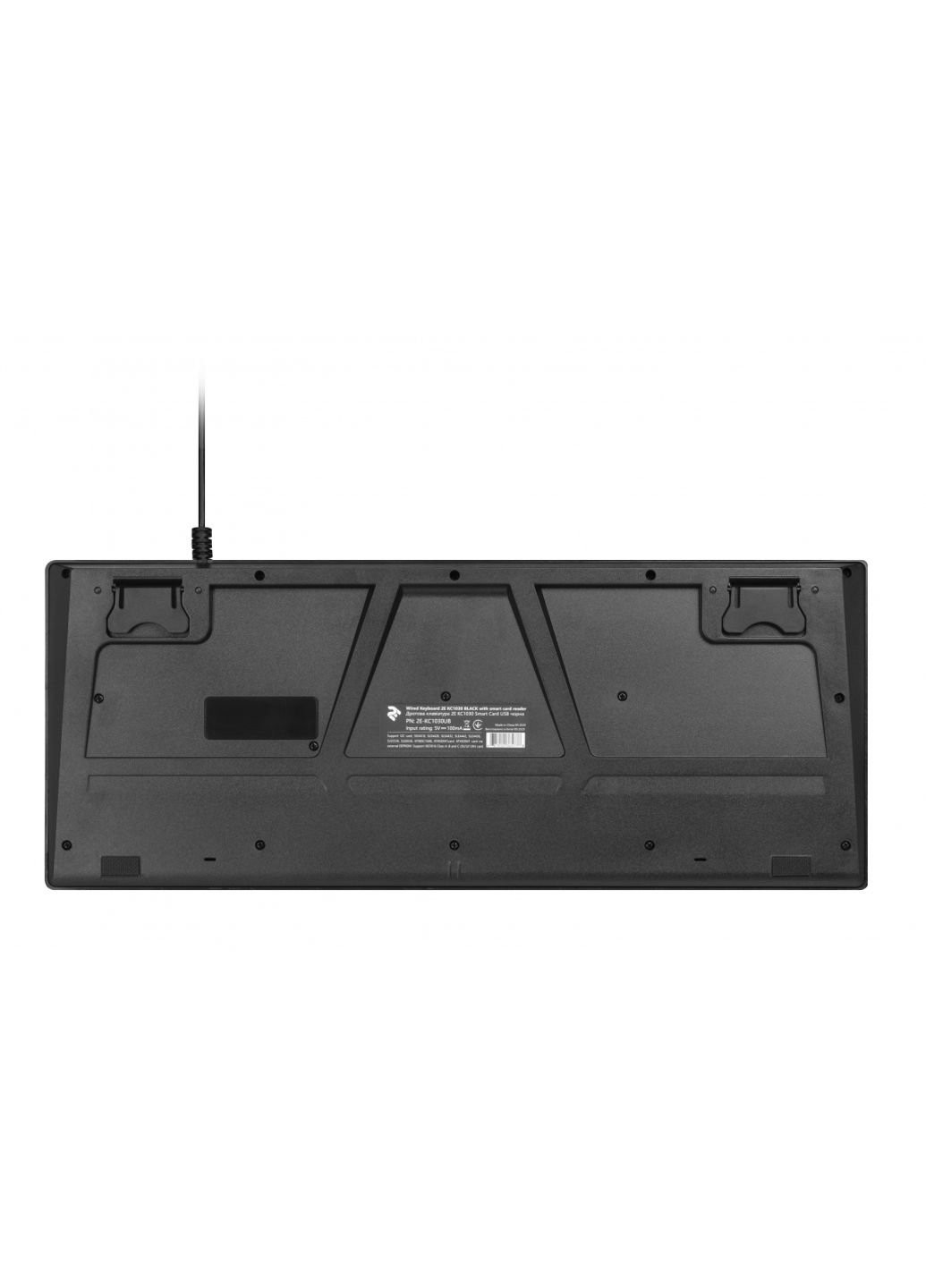 Клавиатура KС1030 Smart Card USB Black (-KC1030UB) 2E (250604463)