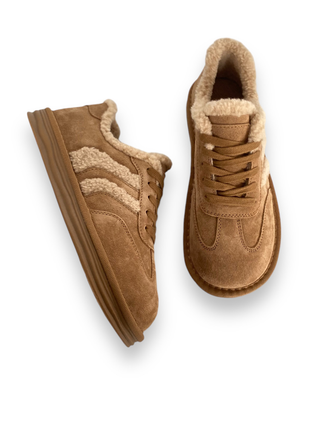 Кроссовки ALLSY охра зима (305576197)