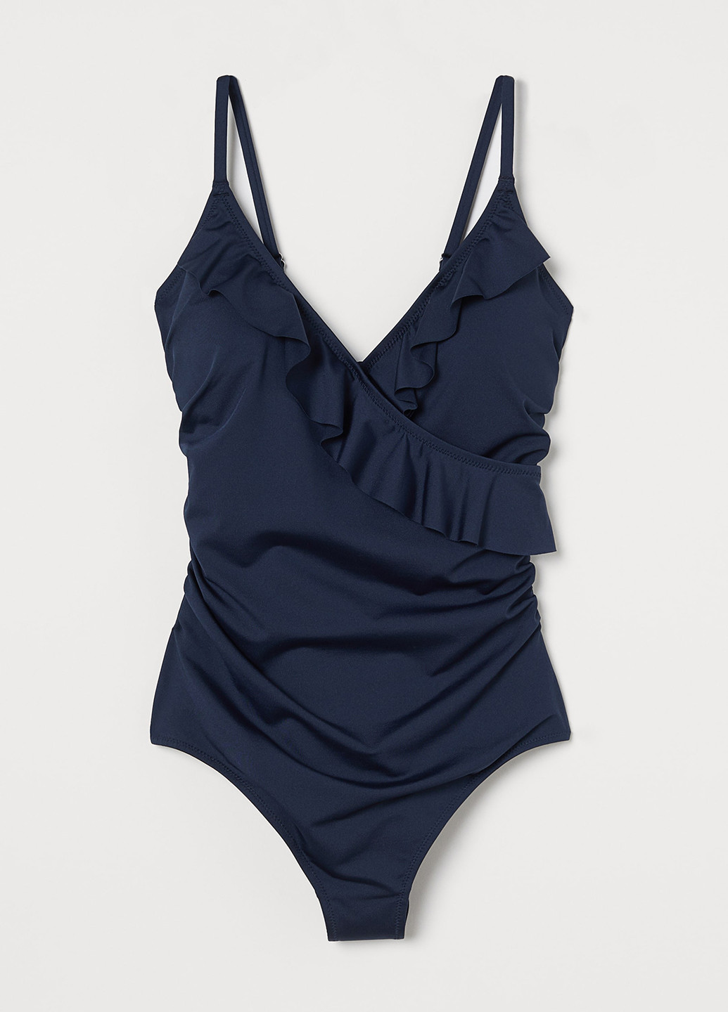 Темно-синій літній купальник суцільний H&M