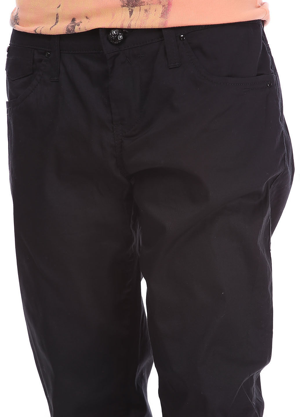 Черные кэжуал демисезонные прямые брюки Miss Sixty