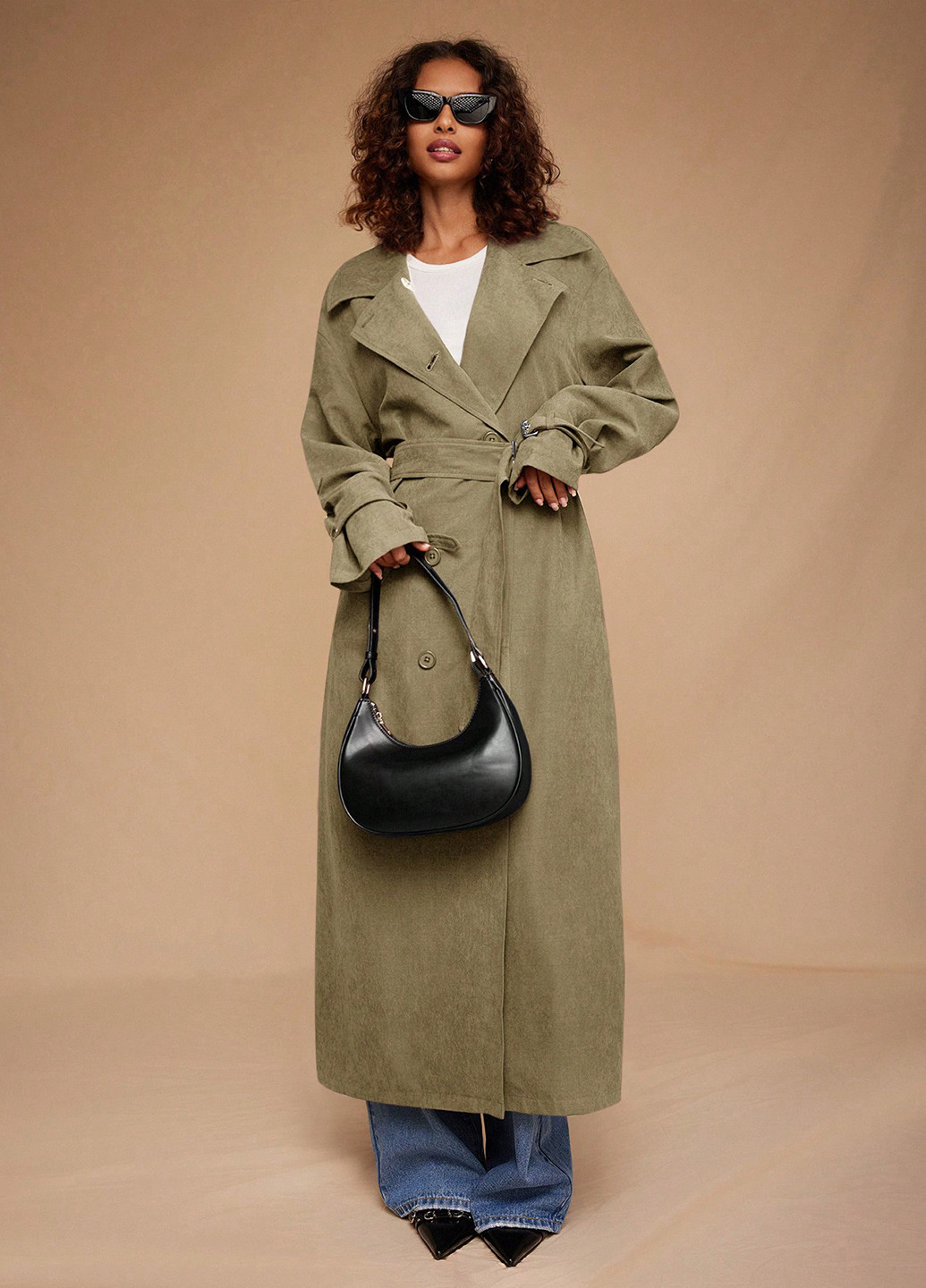 Плащ SHEIN тренчкот на гудзиках демісезон (339052696)