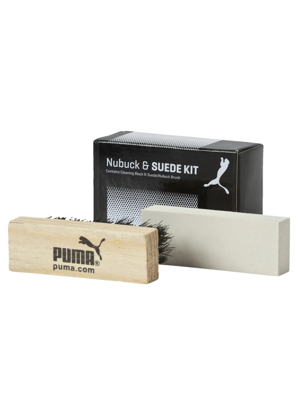Набір для чищення нубуку та замш Puma і Shoe Care Block &amp; Brush (191719286)