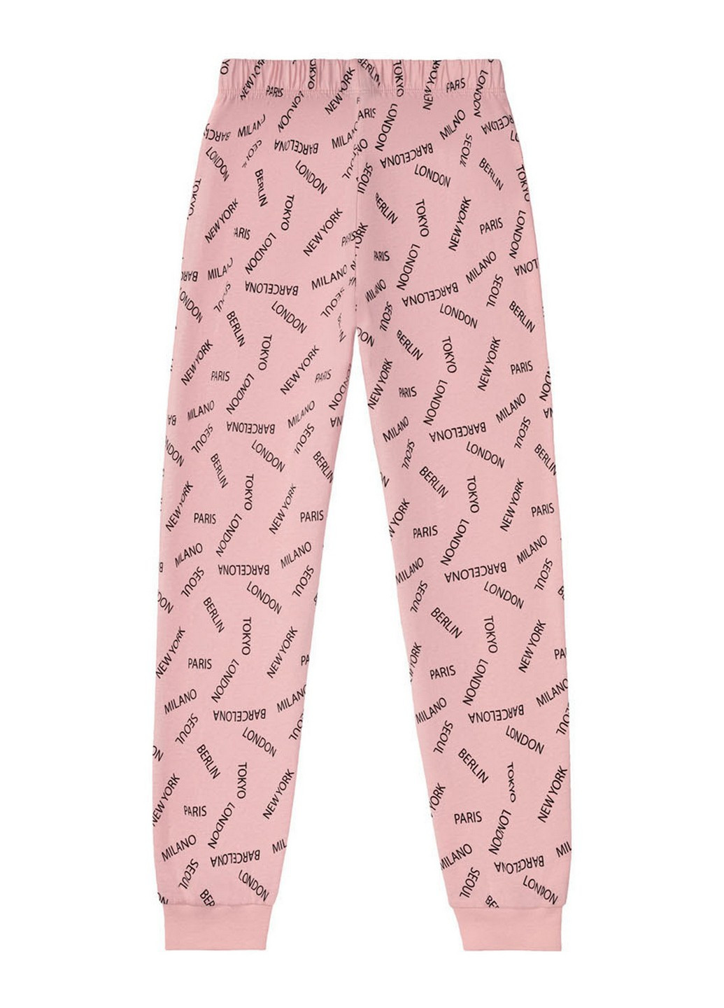 Рожева всесезон піжама (лонгслів, штани) Pepperts