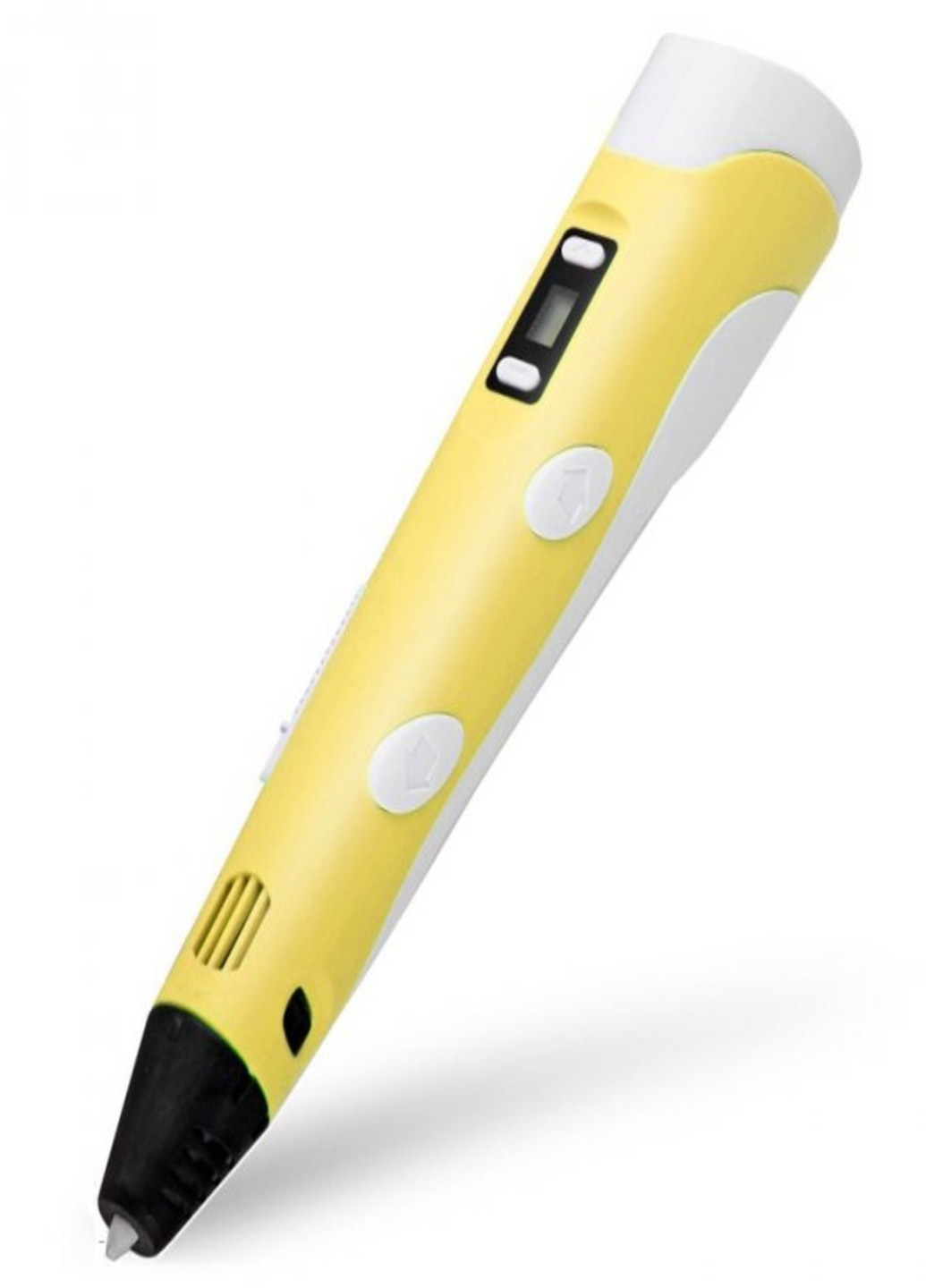 3D-ручка для рисования пластиком c LCD дисплеем 3D Pen 2 Желтая Art (253996680)