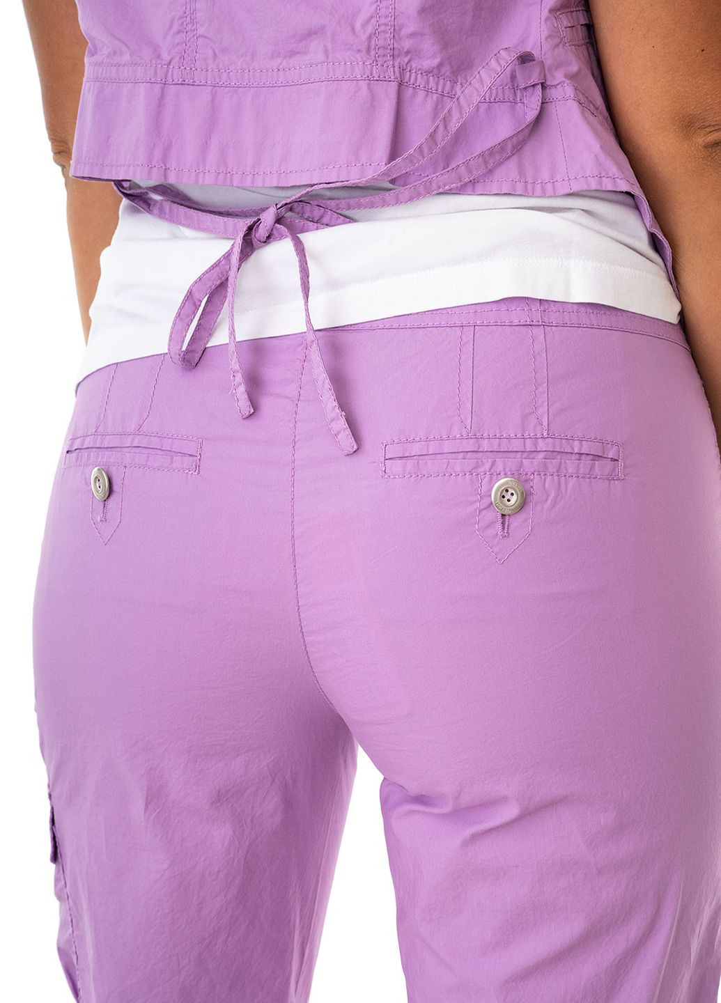 Фиолетовые летние брюки Apriori