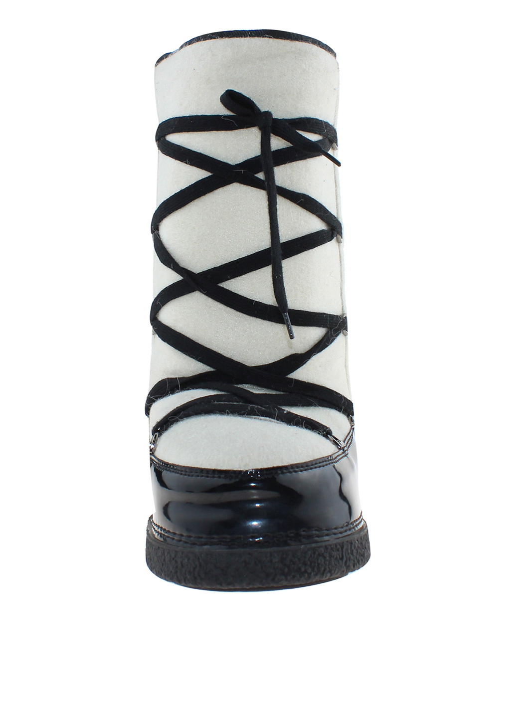 Черно-белые луноходы Gaterinna со шнуровкой, лаковые, с аппликацией