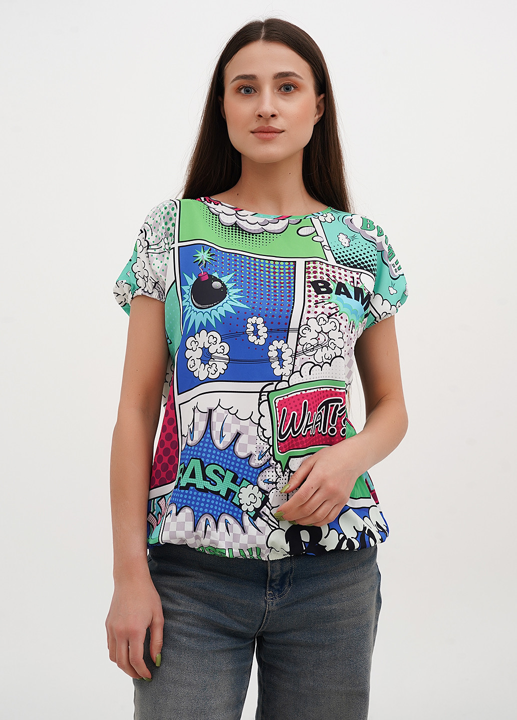 Зелена блуза Roberta Biagi