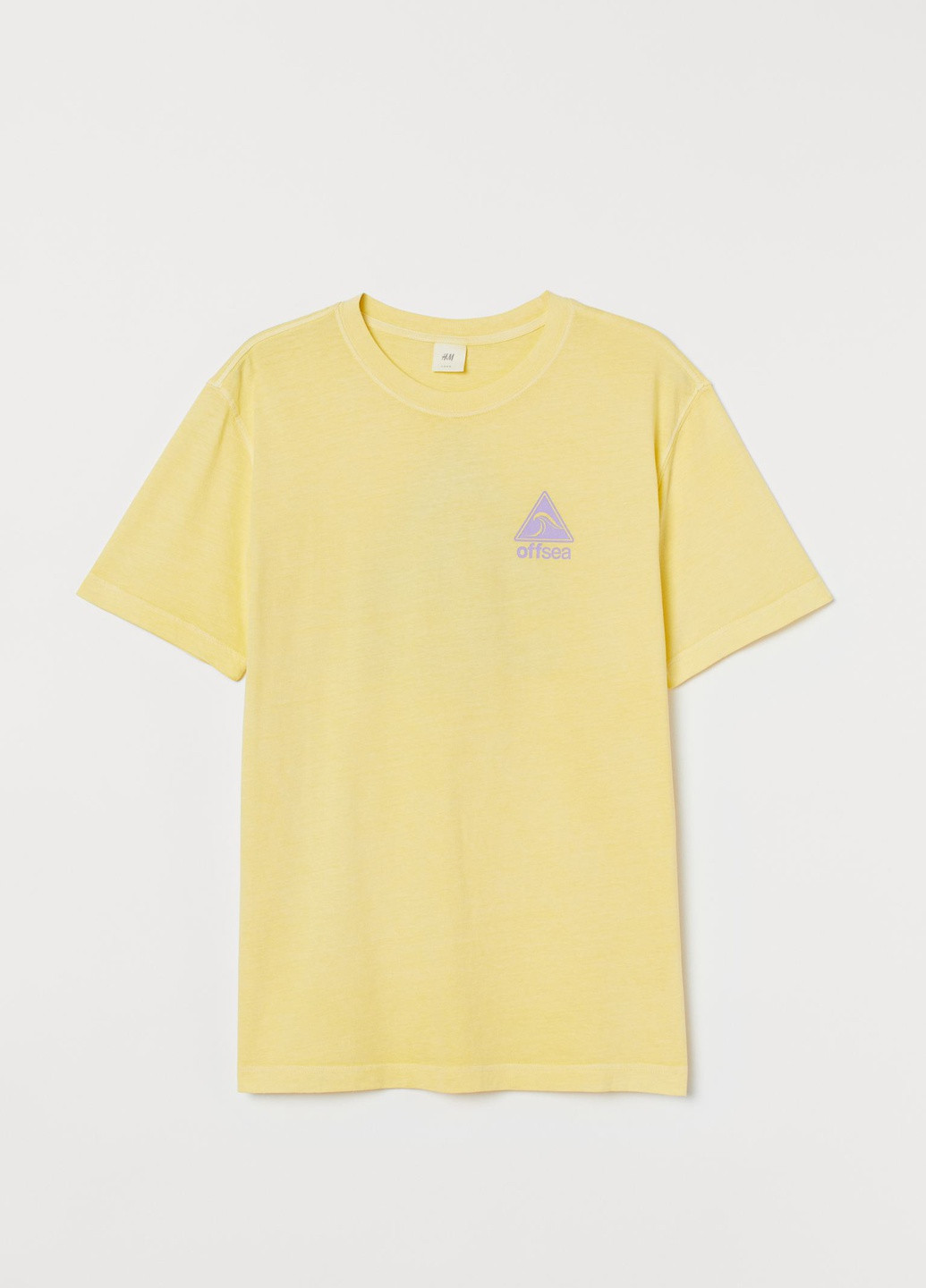 Світло-жовта футболка H&M
