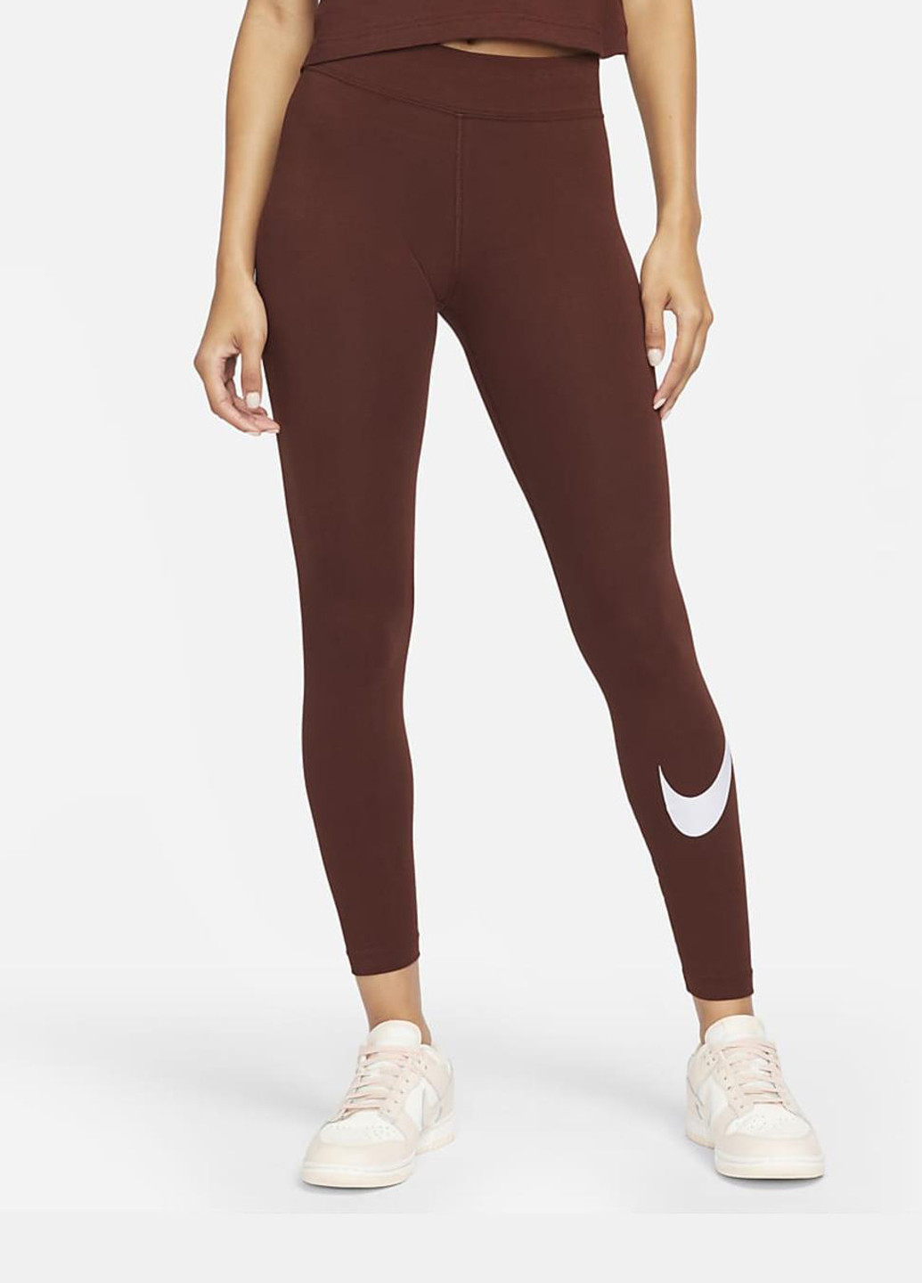 Бордовые демисезонные леггинсы cz8530-273 Nike