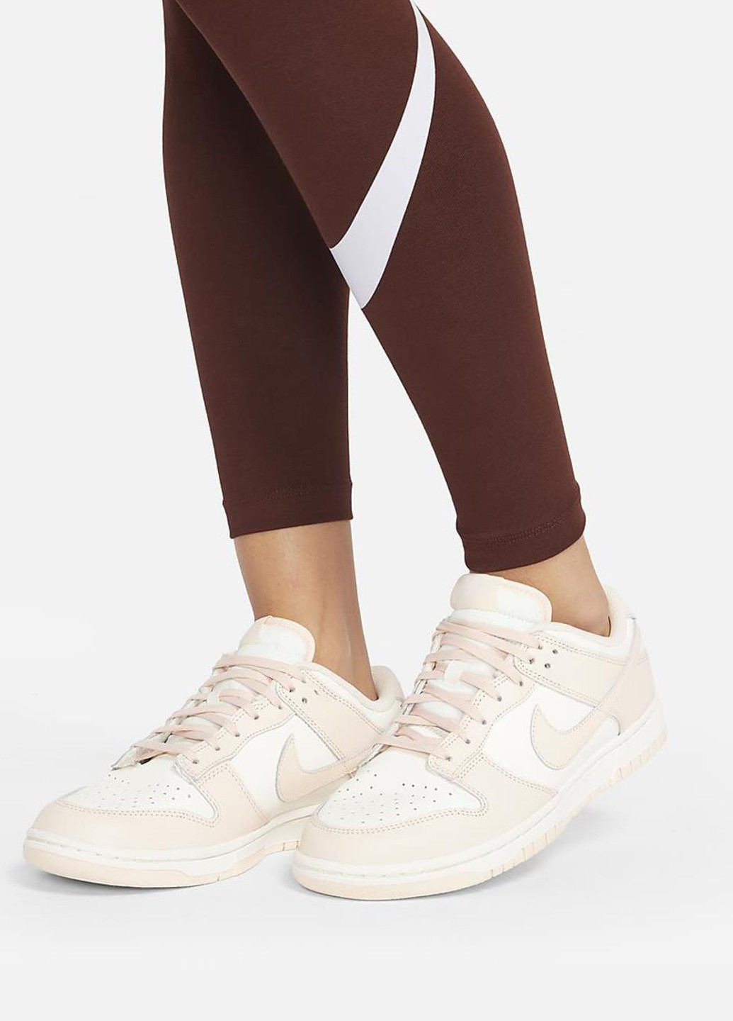 Бордовые демисезонные леггинсы cz8530-273 Nike