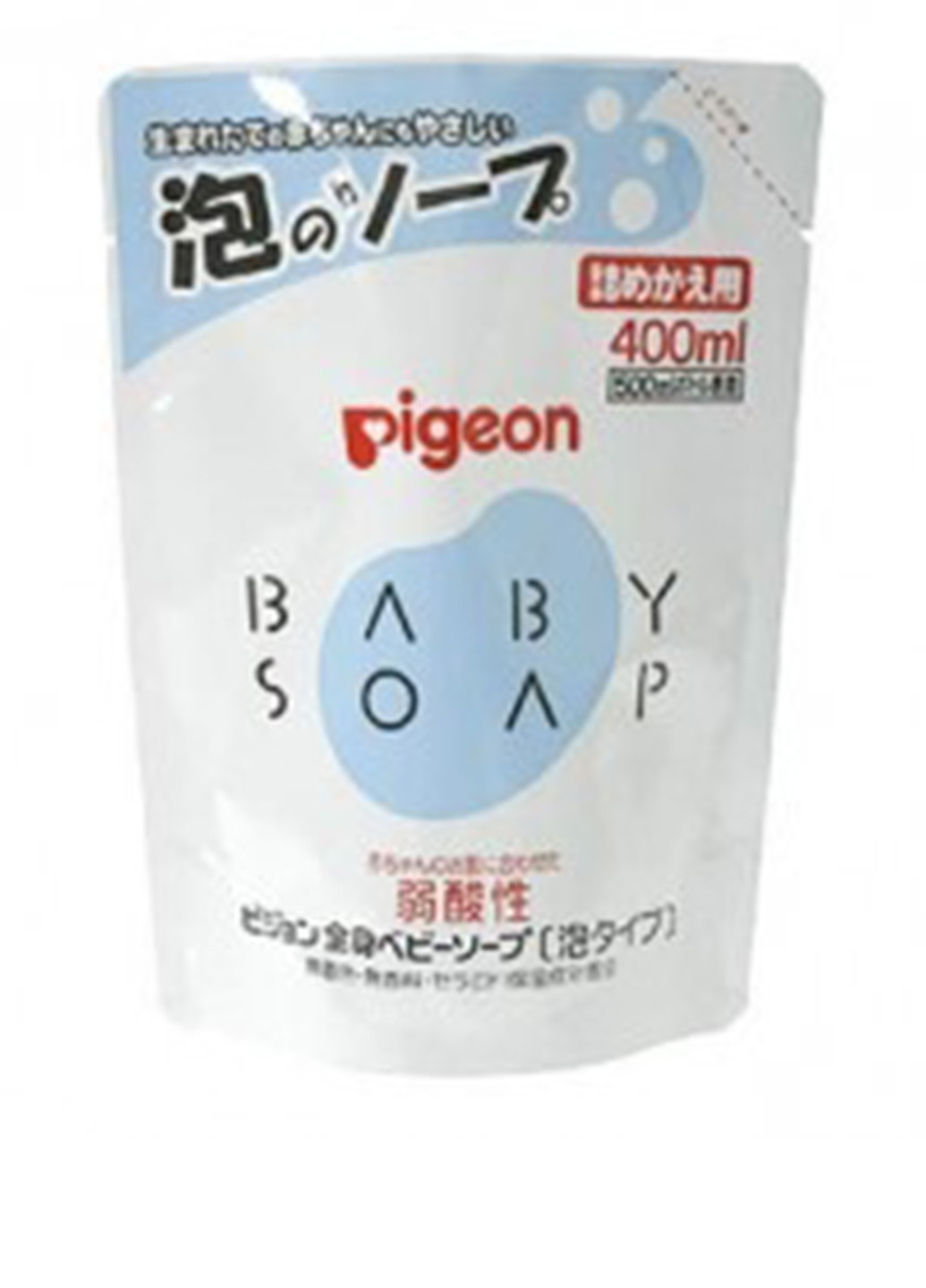 Мыло-пенка для младенцев (сменный блок), 400 мл PIGEON (138465005)