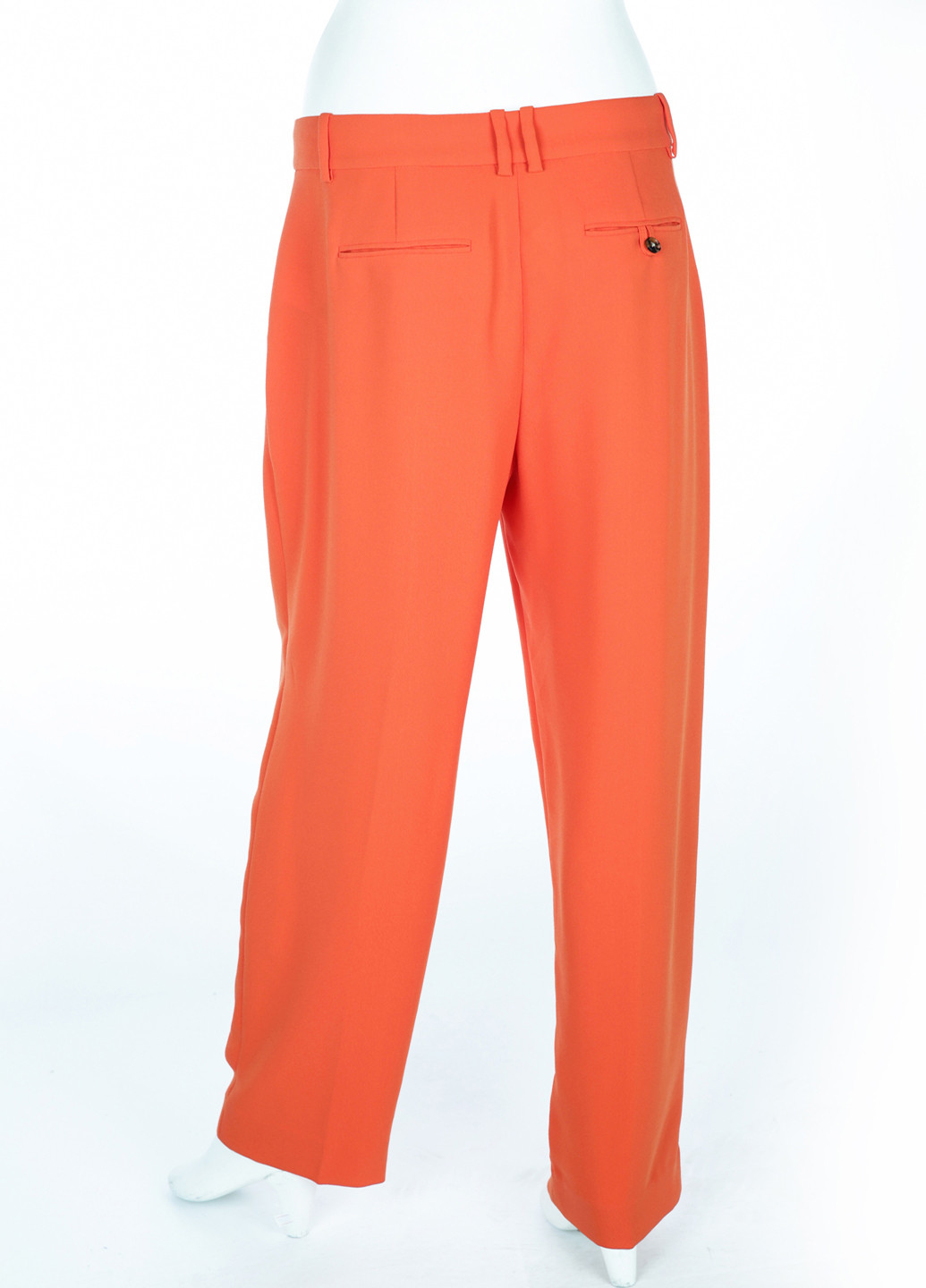 Оранжевые кэжуал летние прямые брюки J.Crew