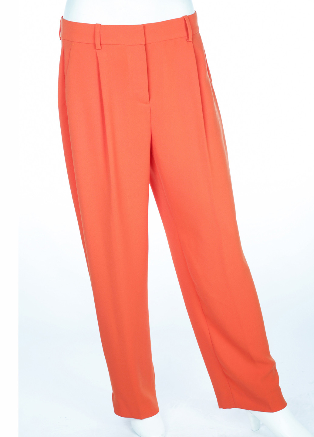 Оранжевые кэжуал летние прямые брюки J.Crew