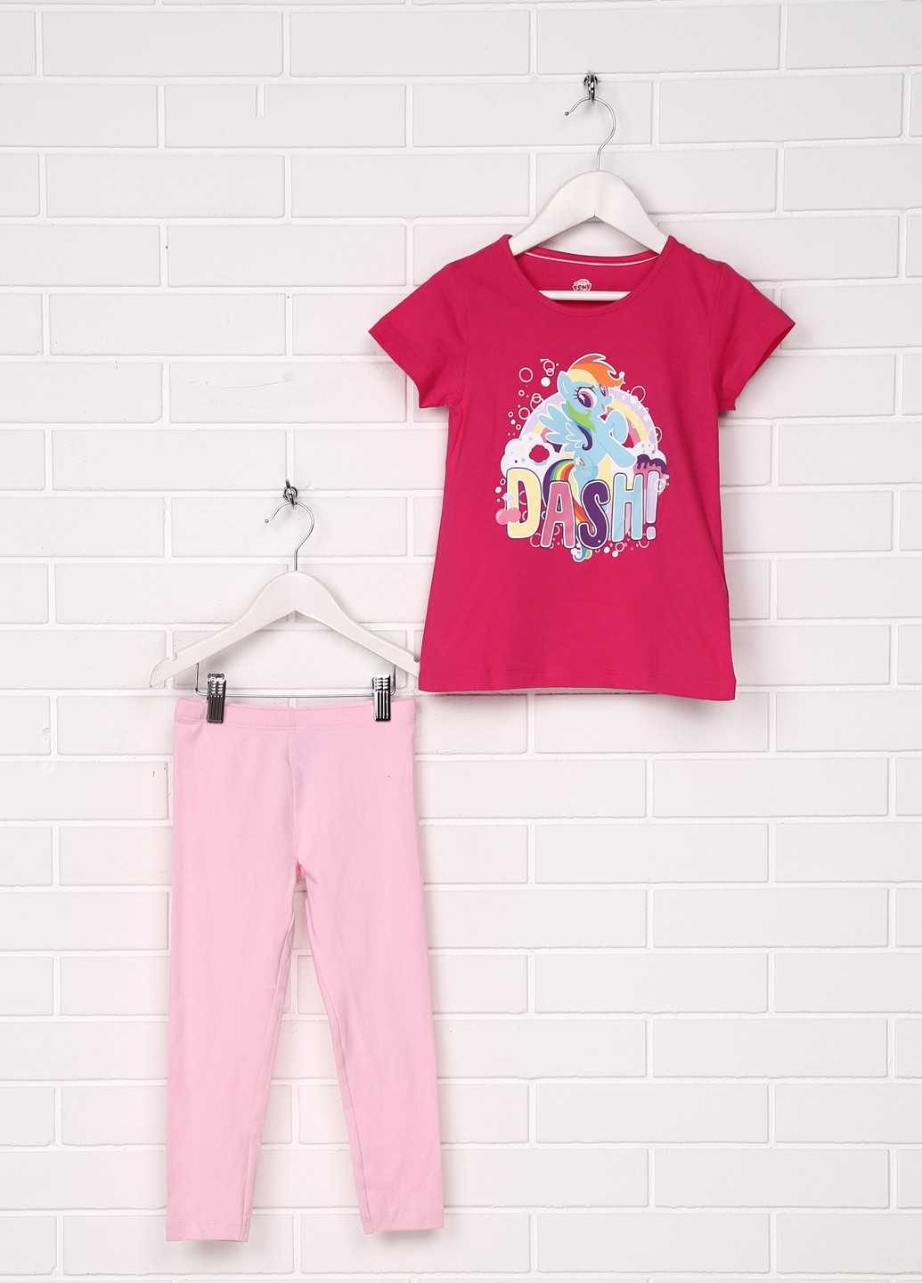 Рожевий літній комплект (футболка, легінси) My Little Pony