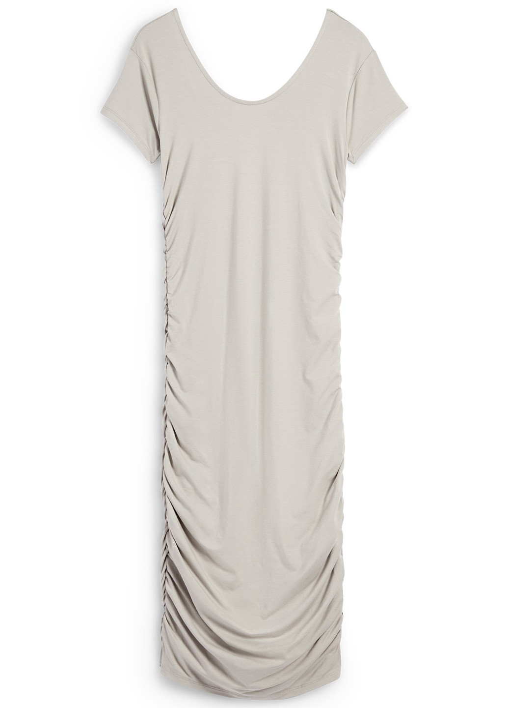 Серое кэжуал платье платье-футболка C&A однотонное