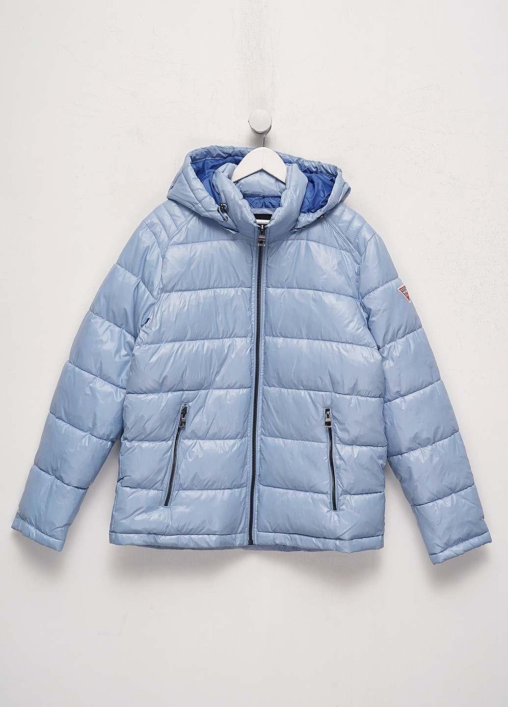 Блакитна зимня куртка Guess