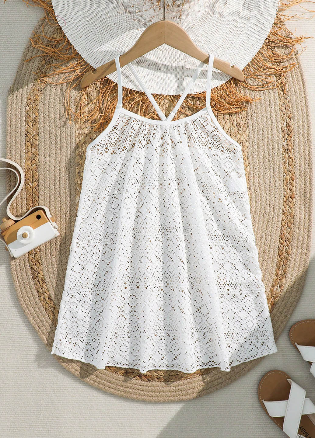 Молочное платье SHEIN (366268665)