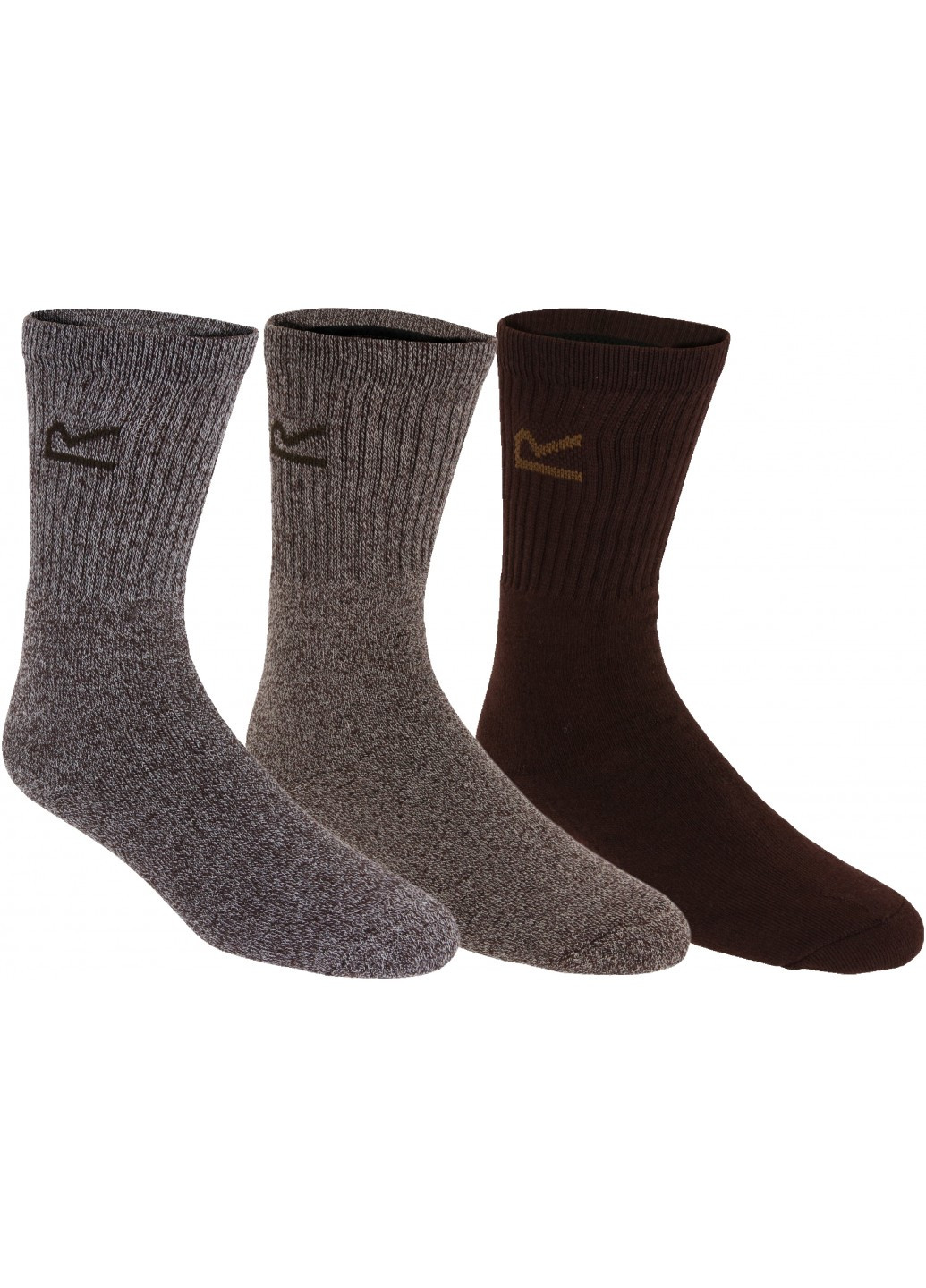 Комбинированные носки (3 пары) Regatta надписи (369837418)