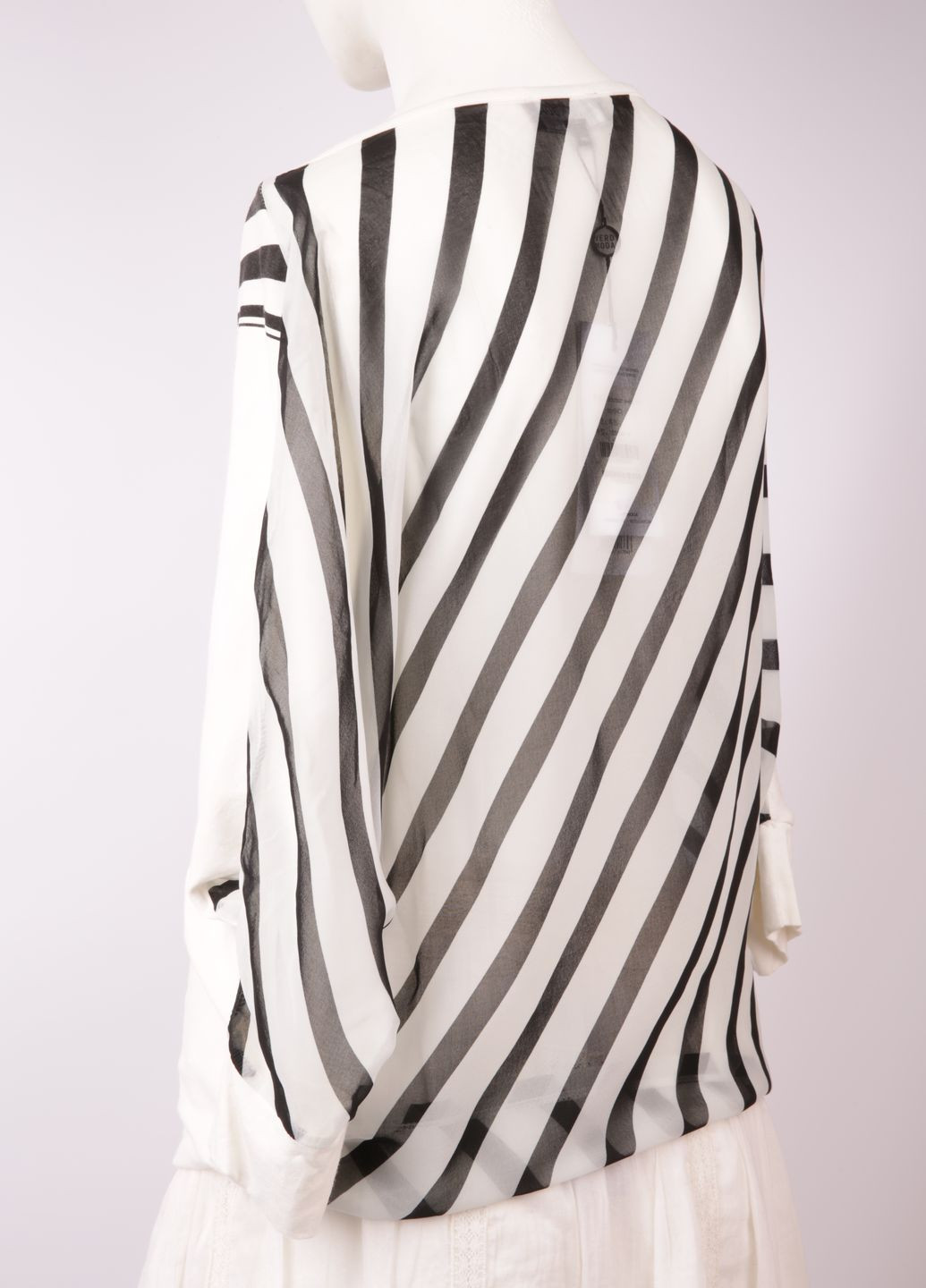 Чорно-біла літня блуза для вагітних Vero Moda