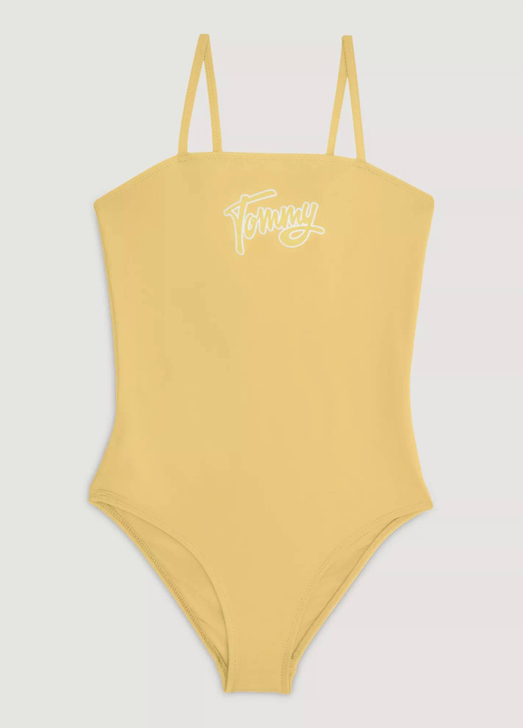 Жовтий літній купальник суцільний Tommy Hilfiger