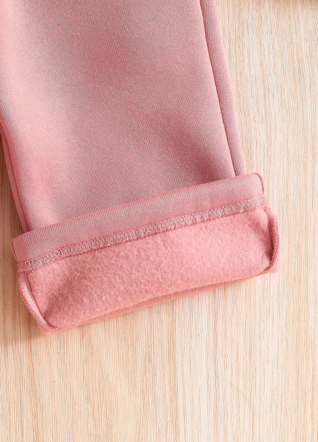 Рожевий зимній костюм (світшот, штани) брючний SHEIN