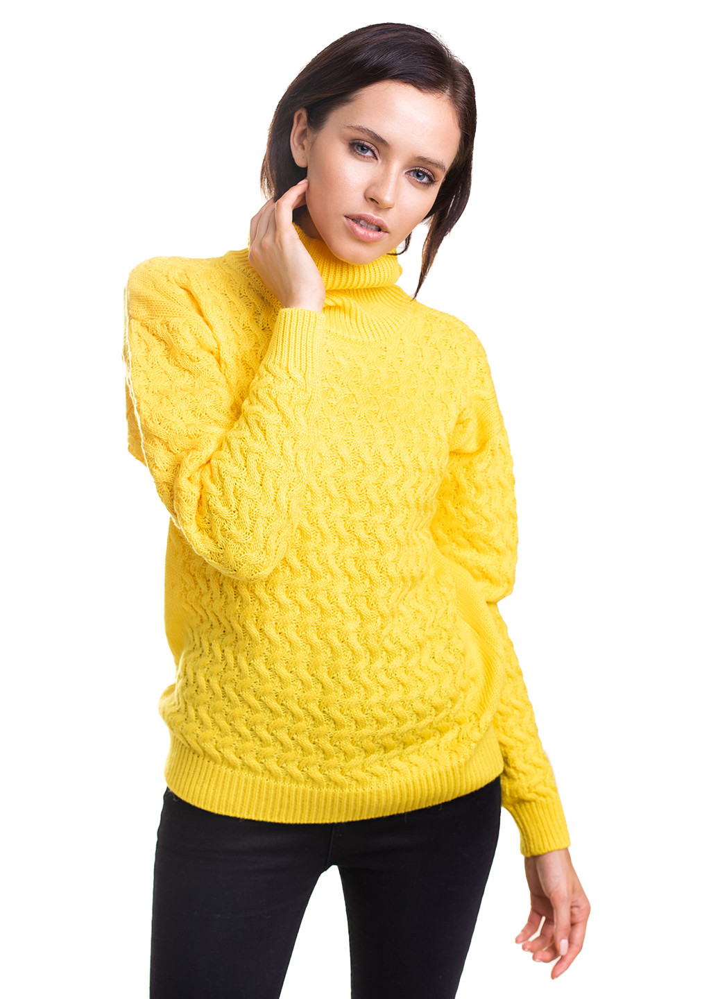 Жовтий демісезонний светр Bakhur