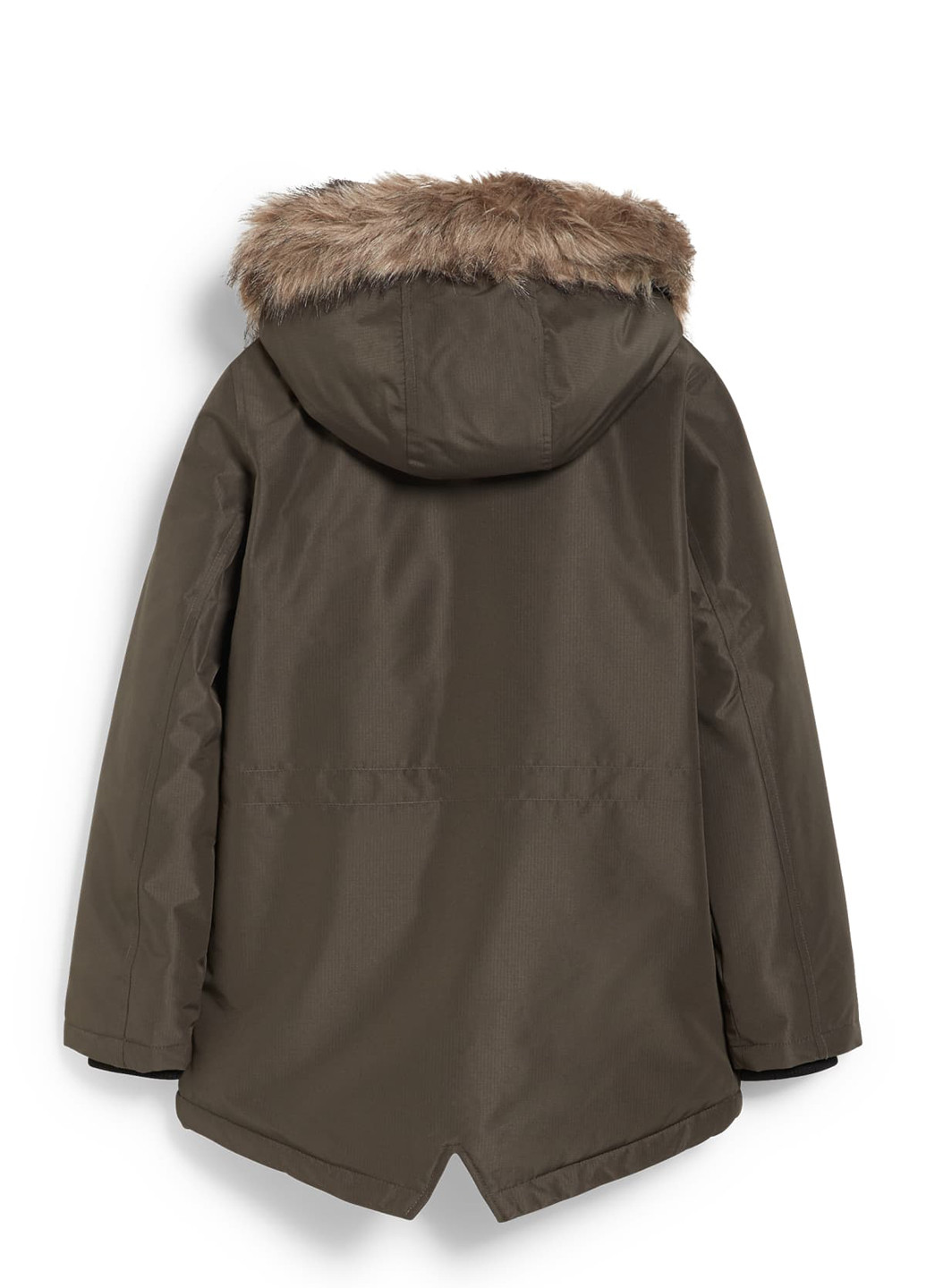 Оливковая (хаки) зимняя куртка C&A