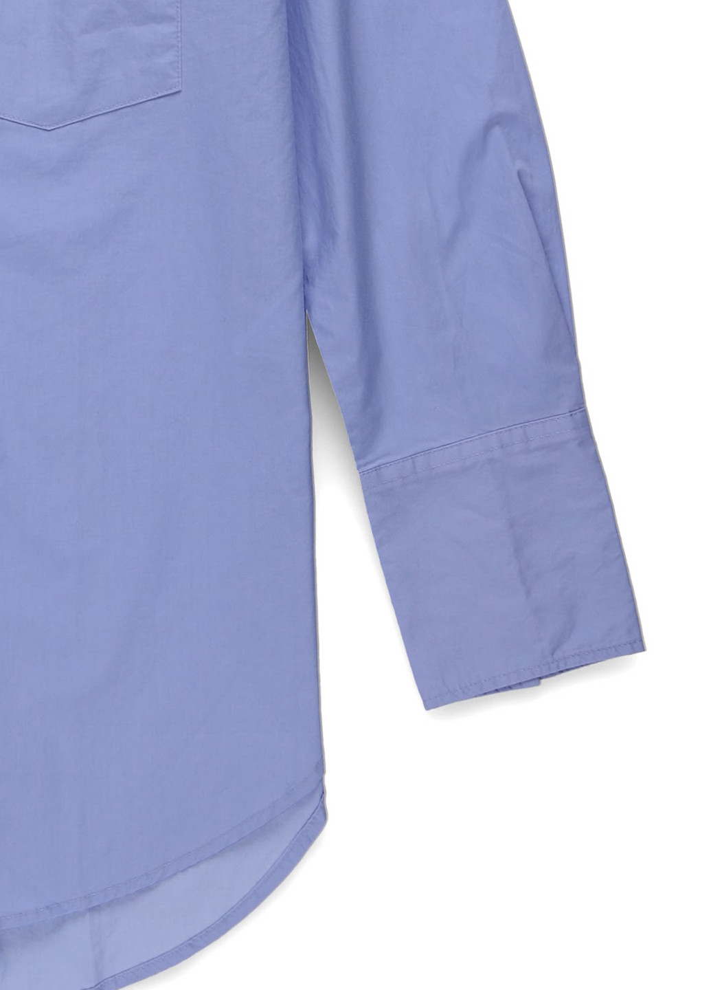 Сиреневая кэжуал рубашка однотонная C&A