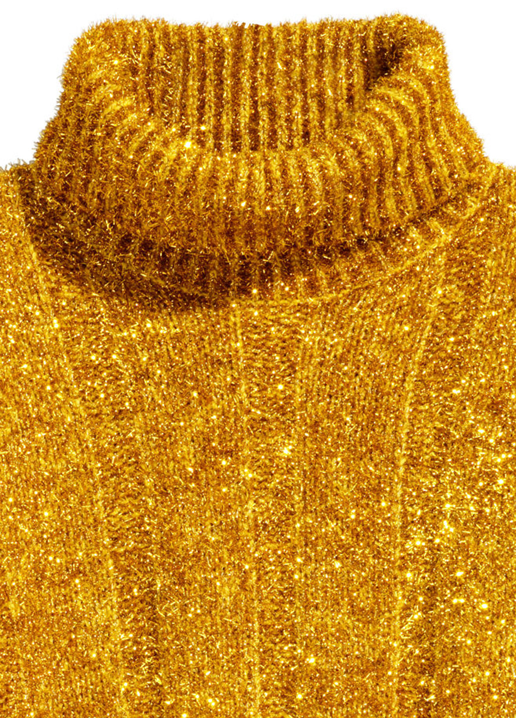 Золотистое кэжуал платье короткое H&M однотонное