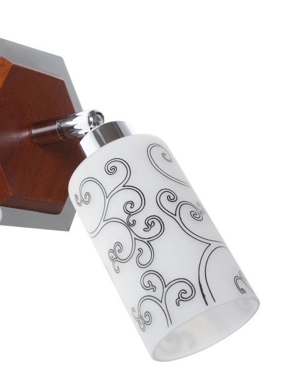 Светильник настенный накладной спот деревянный классический HTL-132/1 Brille (253893403)