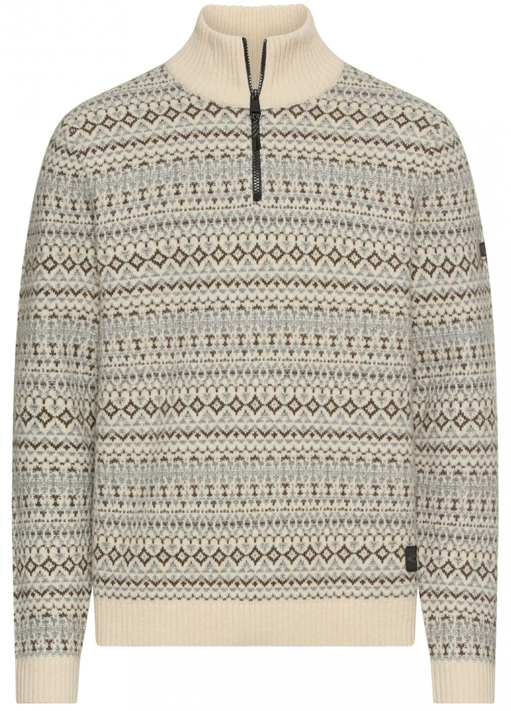 Бежевый демисезонный свитер Camel Active knitted Troyer