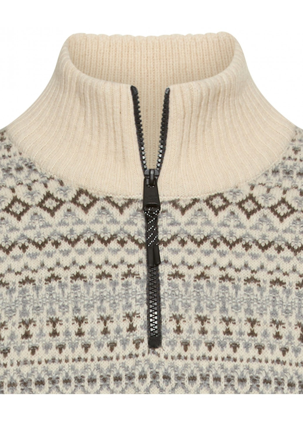 Бежевый демисезонный свитер Camel Active knitted Troyer