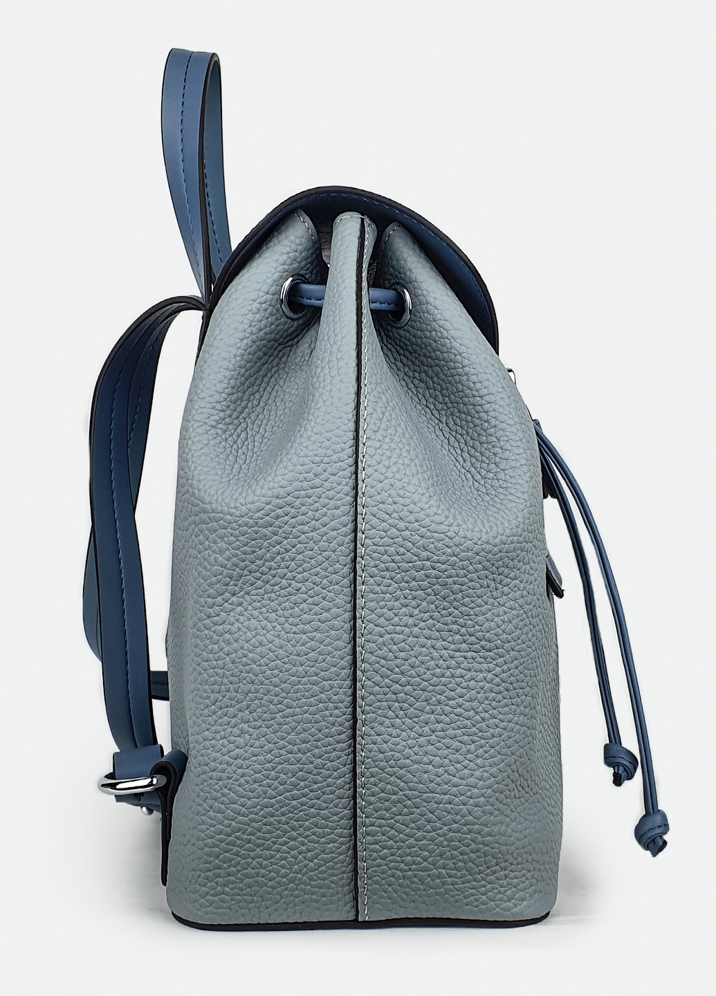 Рюкзак жіночий з натуральної шкіри міської блакитний Fashion (232975912)