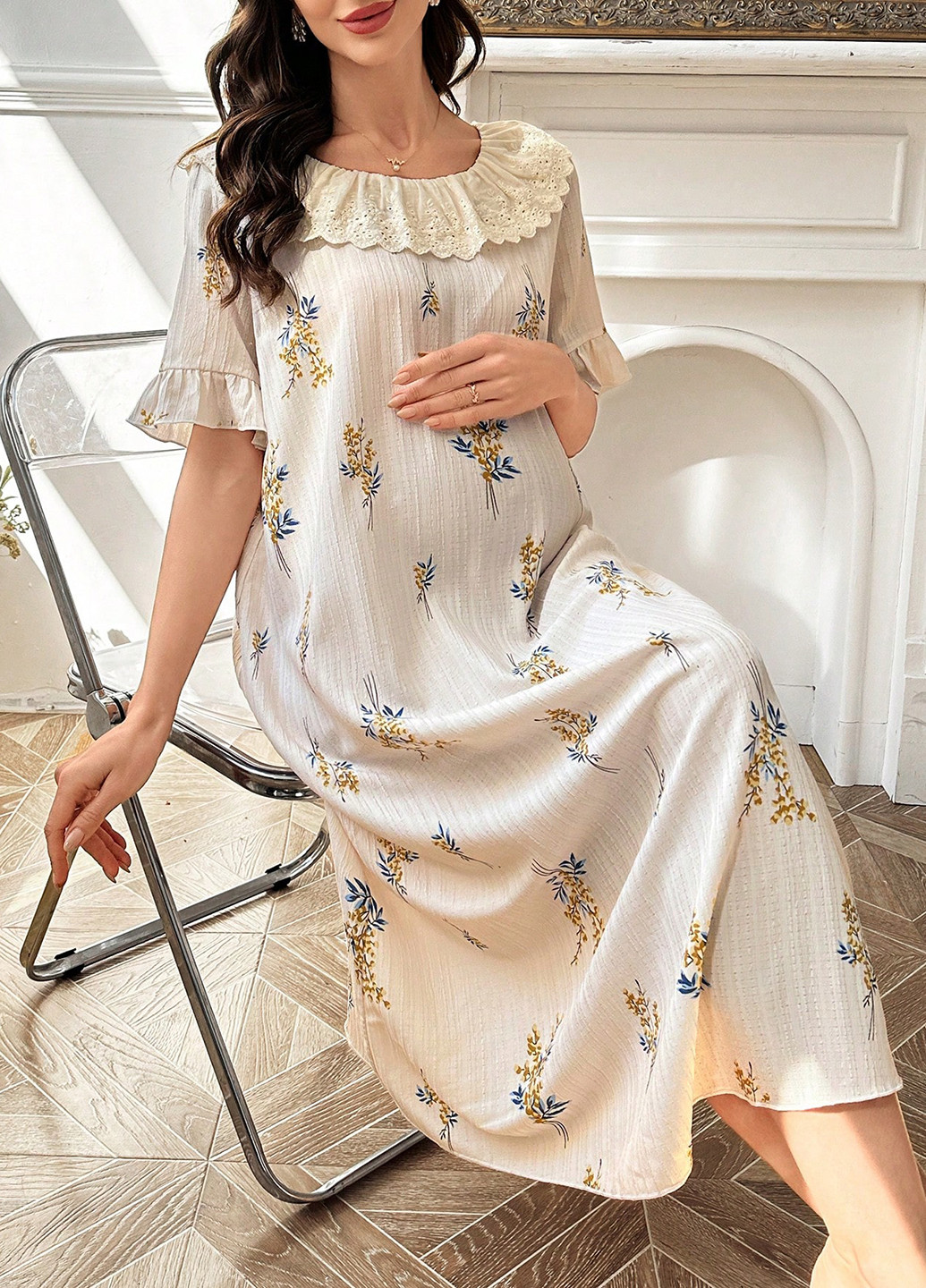 Ночная рубашка для беременных SHEIN (366742982)