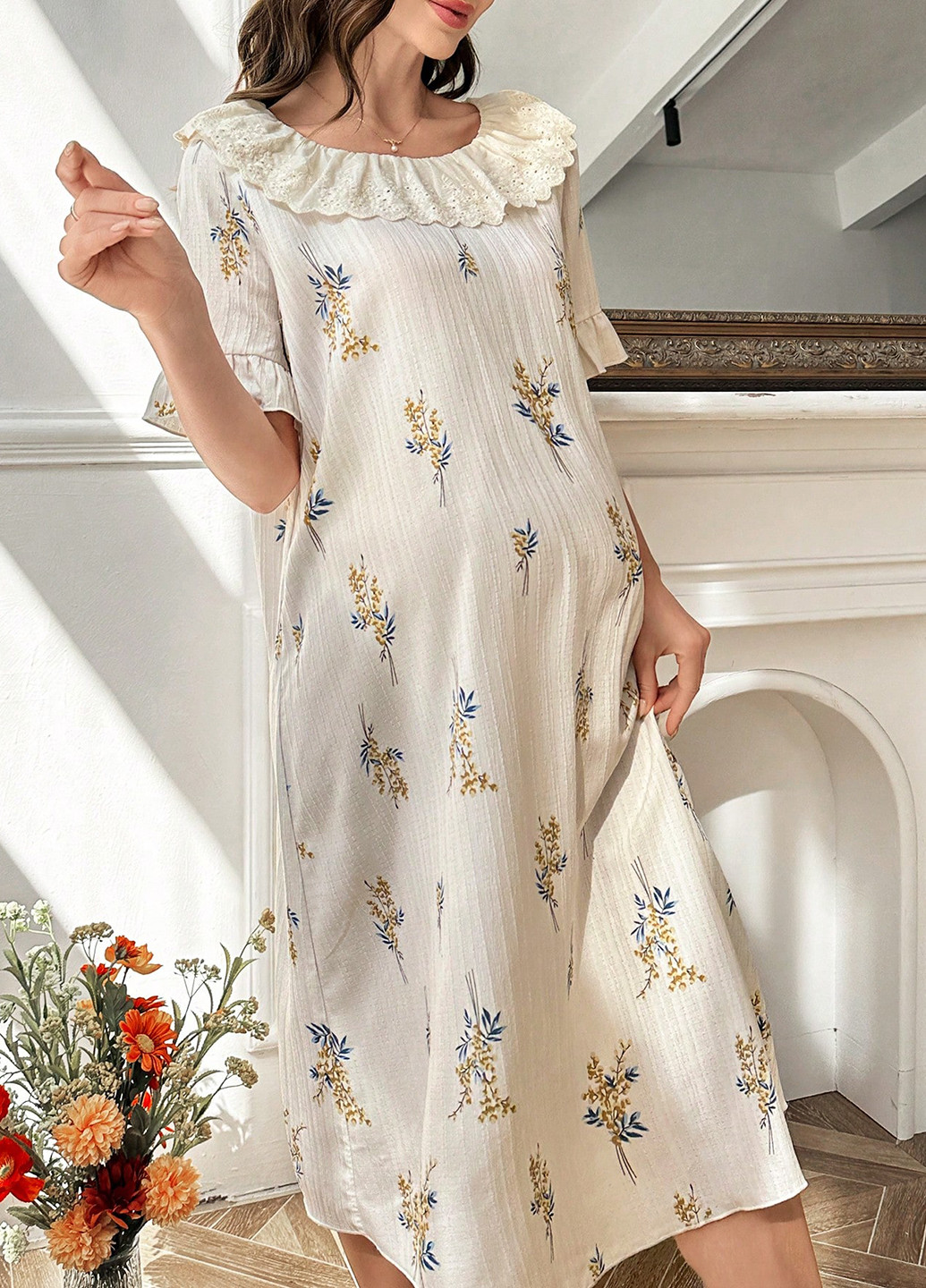 Ночная рубашка для беременных SHEIN (366742982)