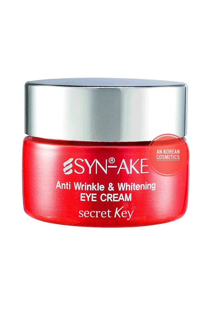 Secret Key Крем для очей Syn-Ake Anti Wrinkle & Whitening Eye Cream — Крем, Південна Корея (248673579)