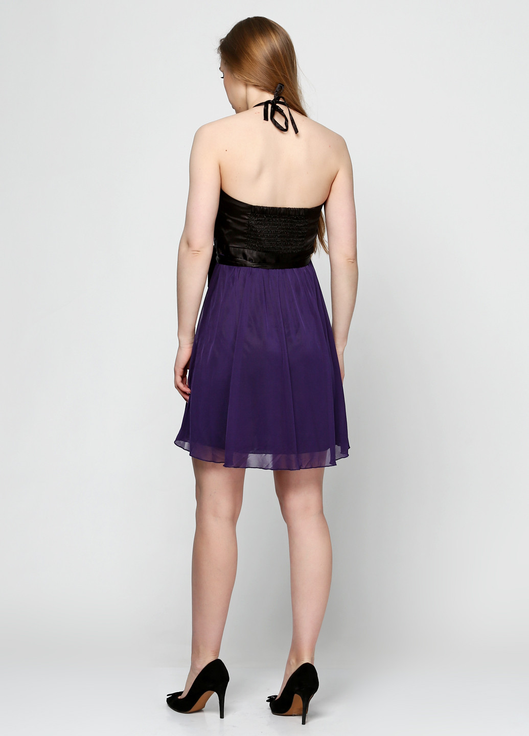 Фиолетовое кэжуал платье Even & Odd однотонное
