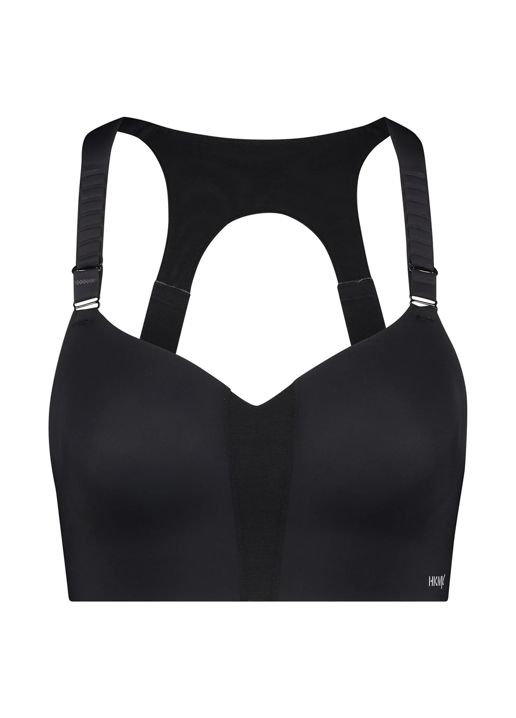 Чёрный топ бюстгальтер Hunkemoller без косточек полиамид