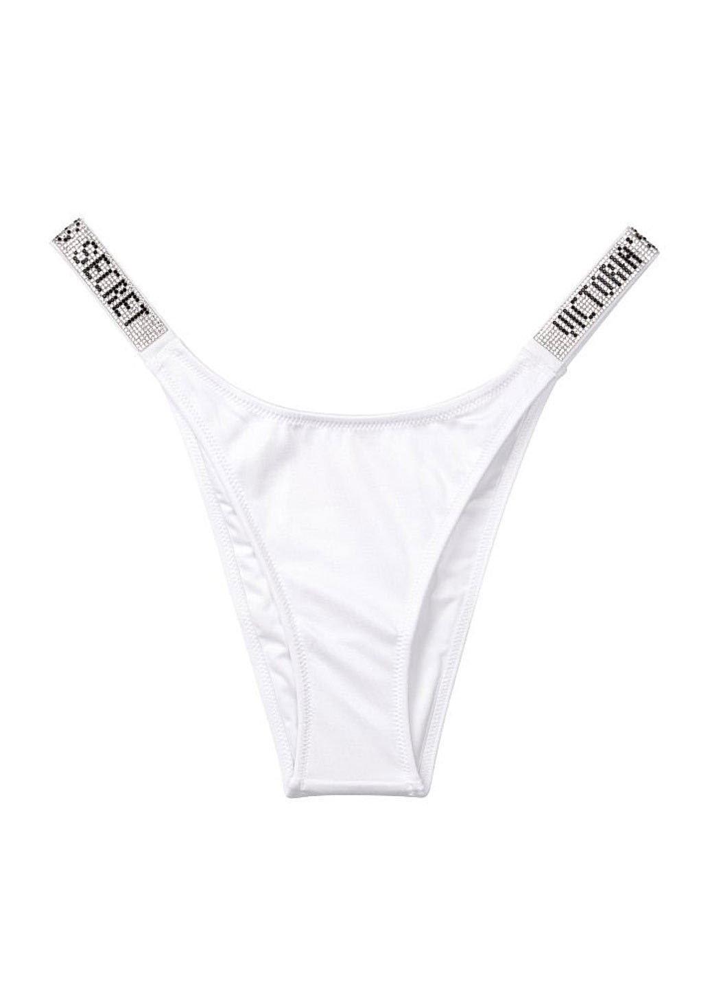 Белый летний купальник (лиф, трусы) раздельный, бикини Victoria's Secret
