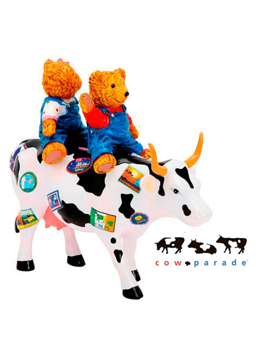 Колекційна статуетка корова Teddy Bears on the Moove; Size M Cow Parade (224224161)