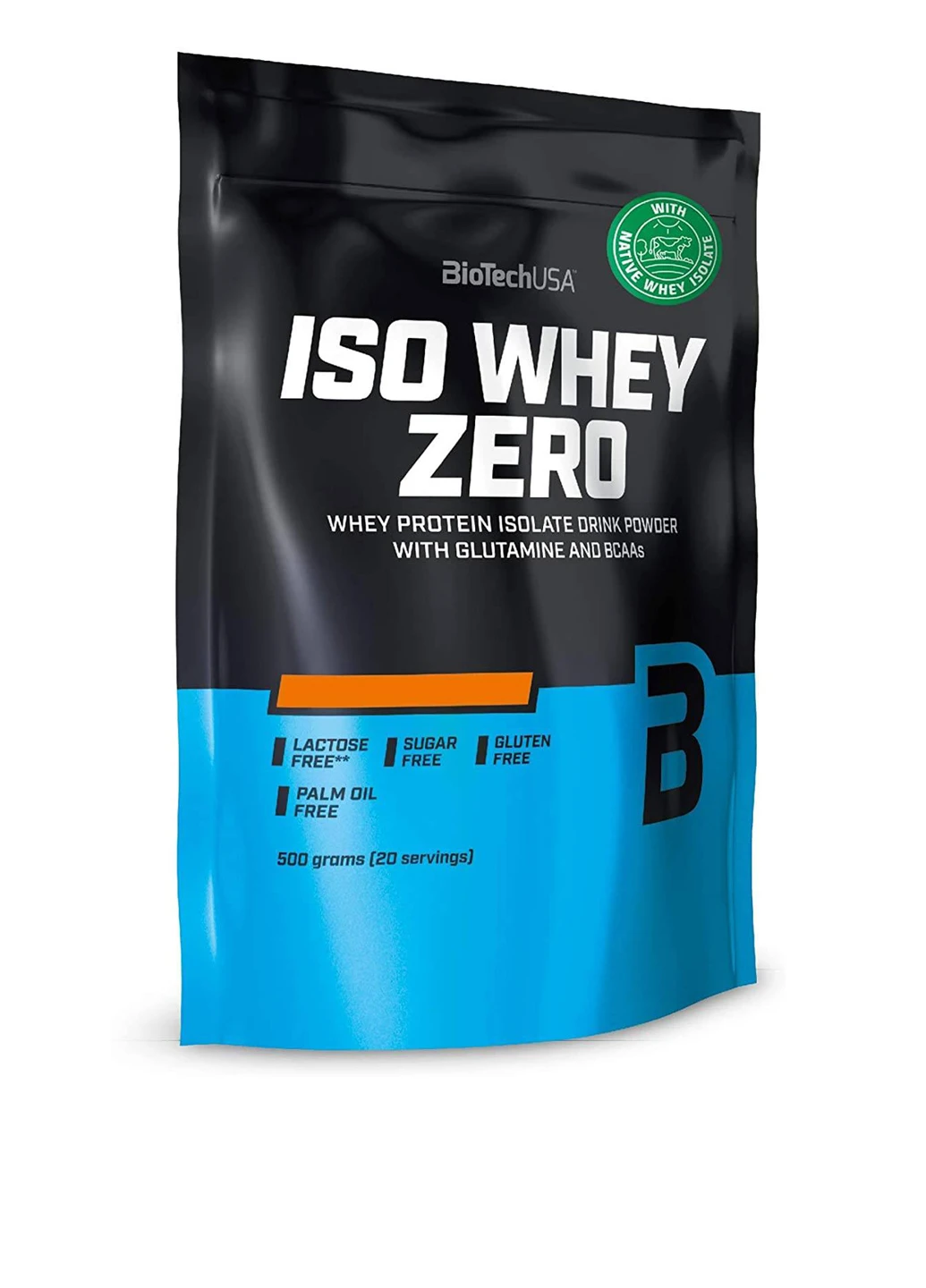 Сироватковий протеїн Iso Whey Zero Шоколад-тоффі, 500 г Biotech USA Nutrition (224171661)