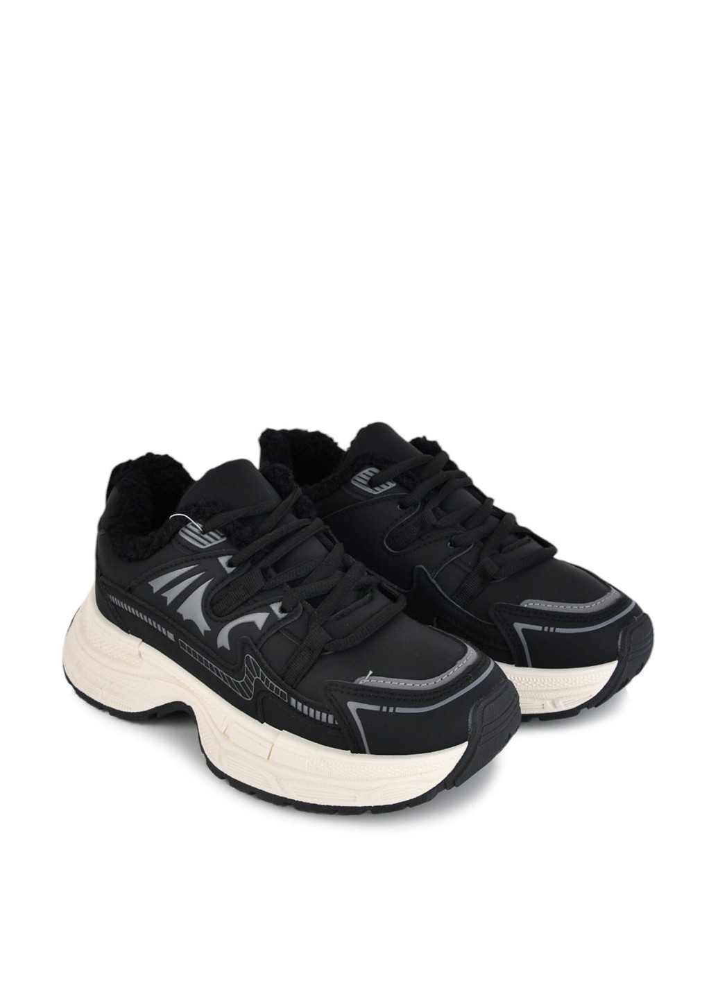 Кроссовки Loretta M216 чёрные зима (362121700)