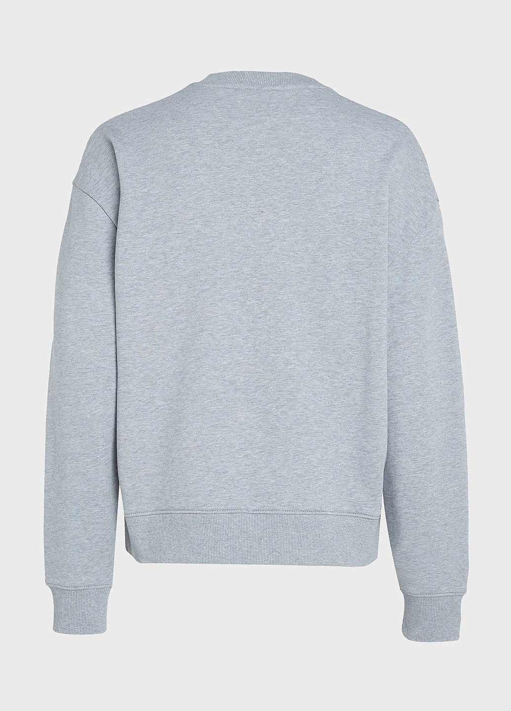 Светло-серый свитшот Calvin Klein меланж без декора (366302625)