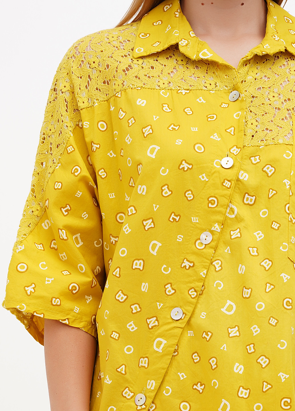 Жовтий кежуал сукня L&N однотонна