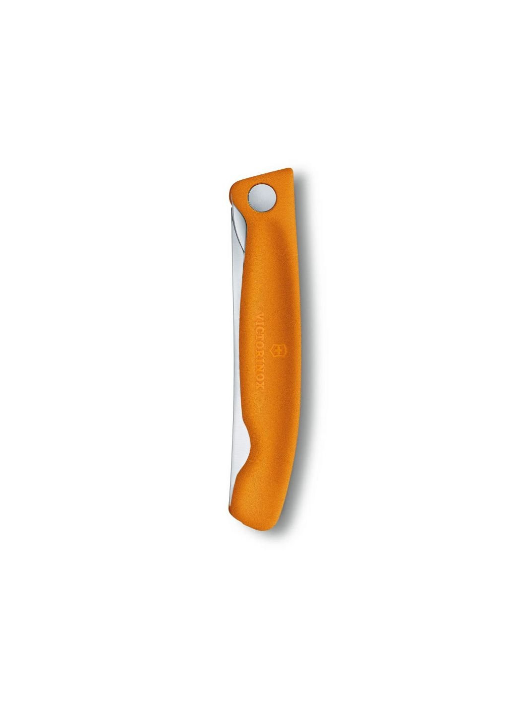 Кухонный нож SwissClassic Foldable Paring 11 см Serrated Orange (6.7836.F9B) Victorinox (254077283)